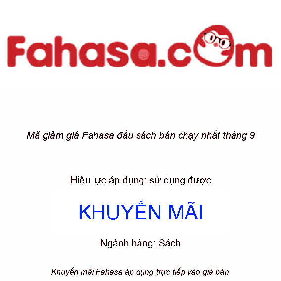 Mã giảm giá Fahasa đầu sách bán chạy nhất tháng 4