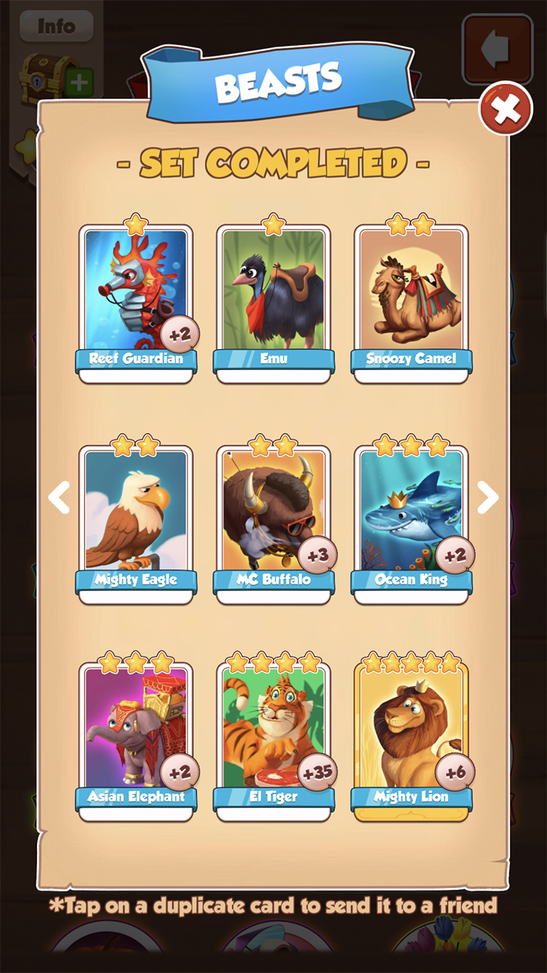 Beasts Card - Collection Card