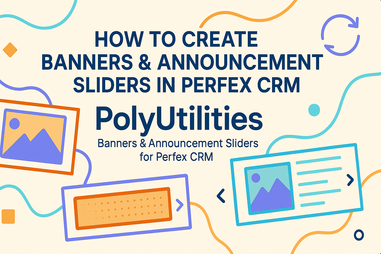 How to Create Banners & Announcement Sliders in Perfex CRM?
