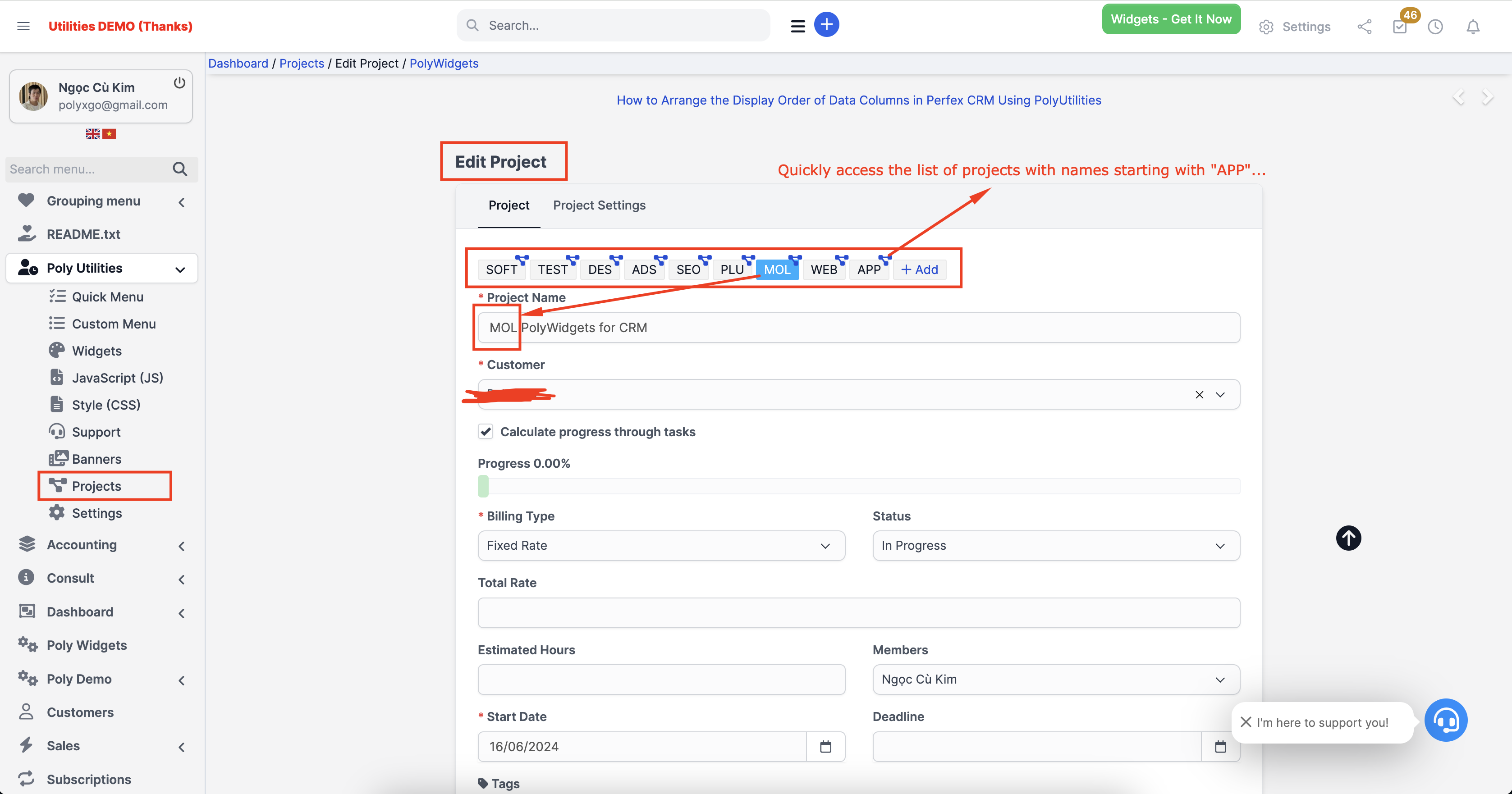 PolyUtilities for Perfex CRM - Ultimate UI/UX & Customization Toolkit