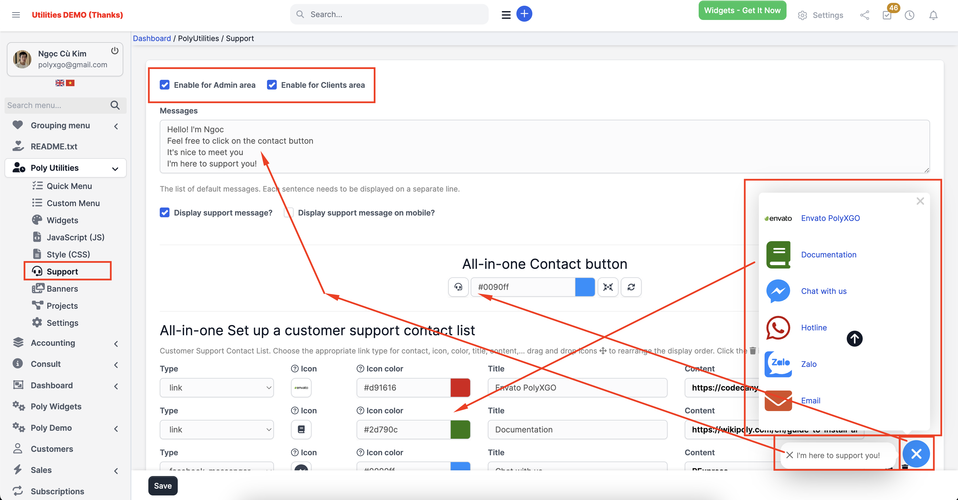 PolyUtilities for Perfex CRM - Ultimate UI/UX & Customization Toolkit