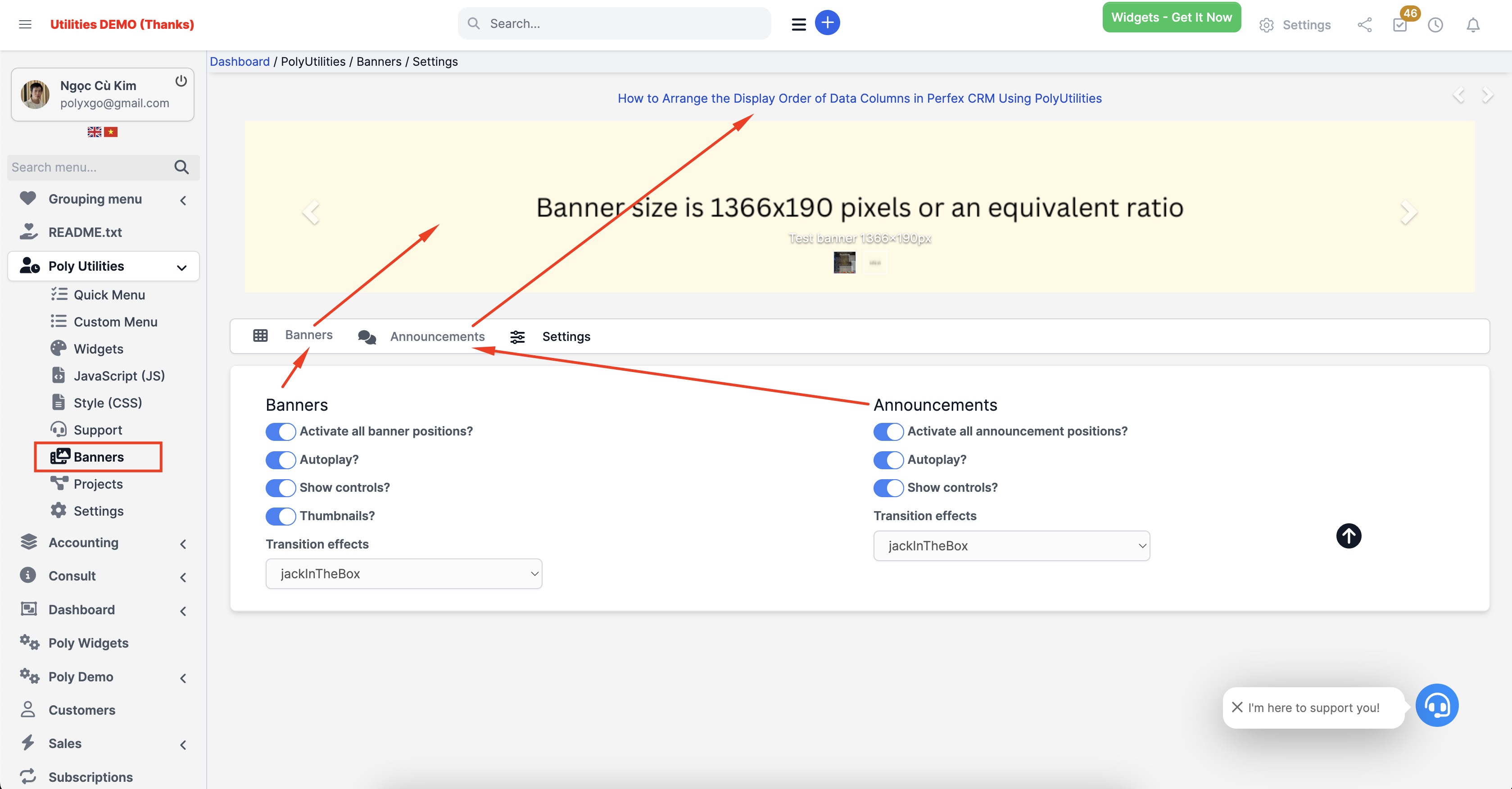 PolyUtilities for Perfex CRM - Ultimate UI/UX & Customization Toolkit