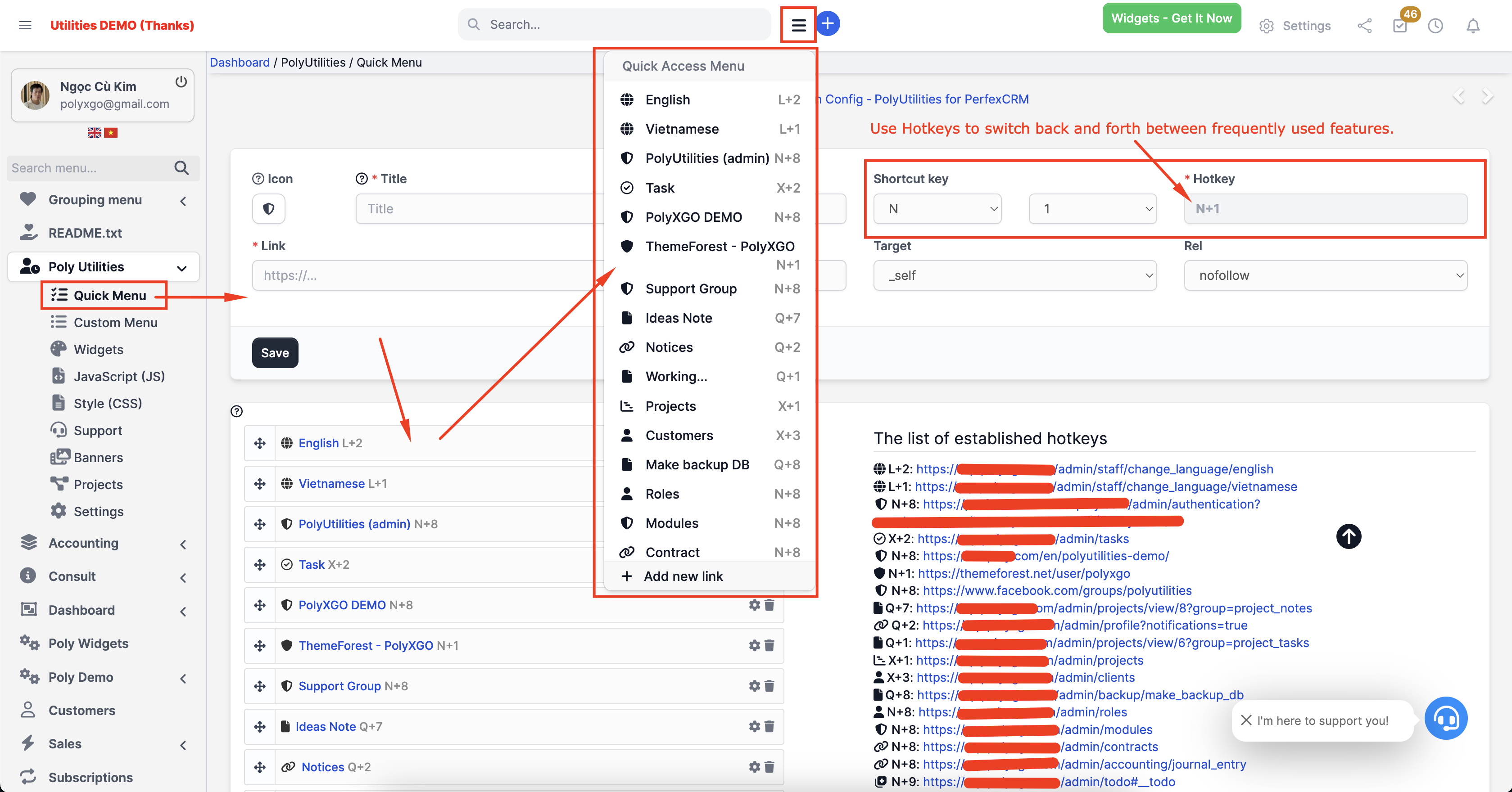 PolyUtilities for Perfex CRM - Ultimate UI/UX & Customization Toolkit