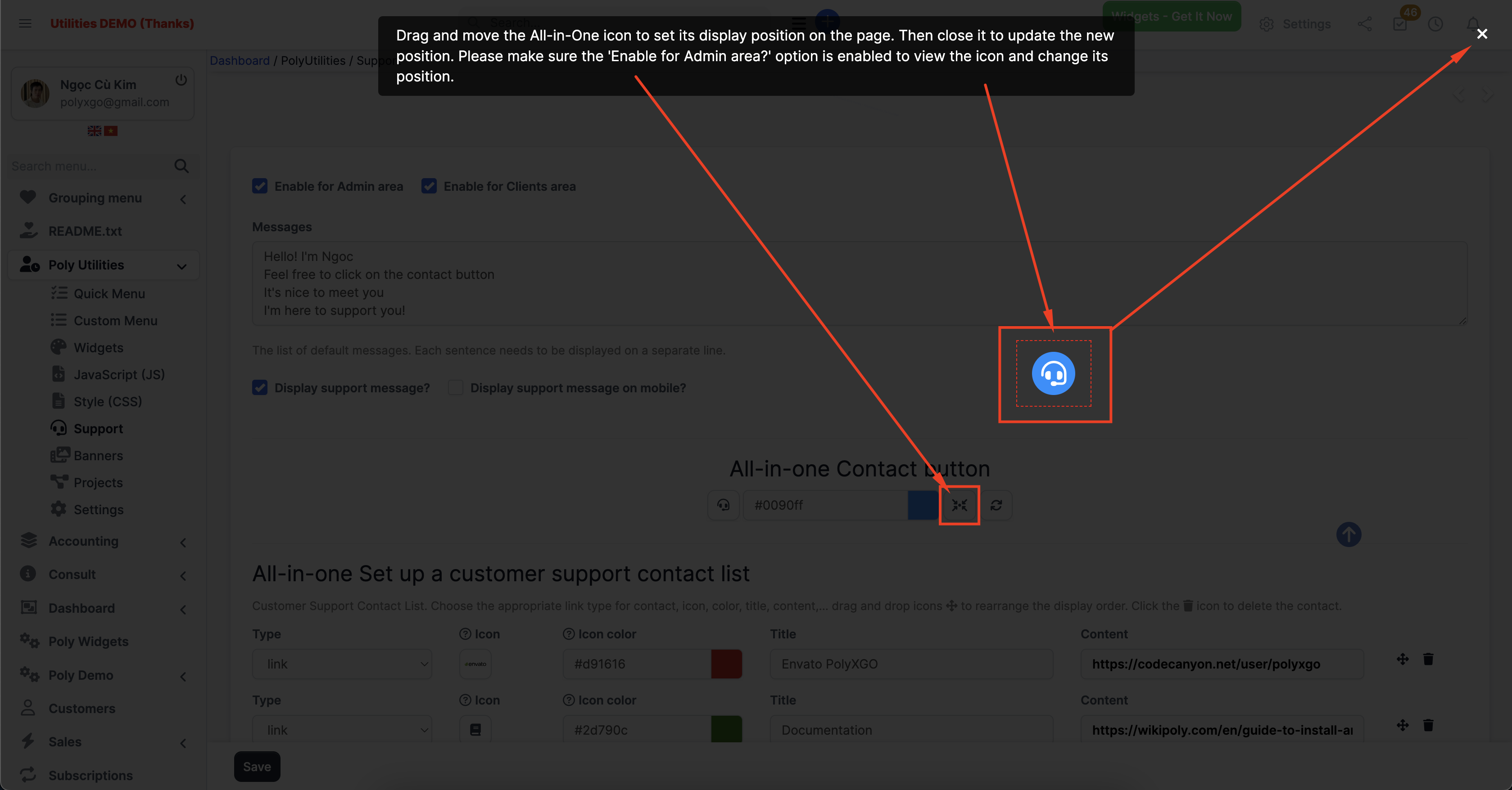 PolyUtilities for Perfex CRM - Ultimate UI/UX & Customization Toolkit