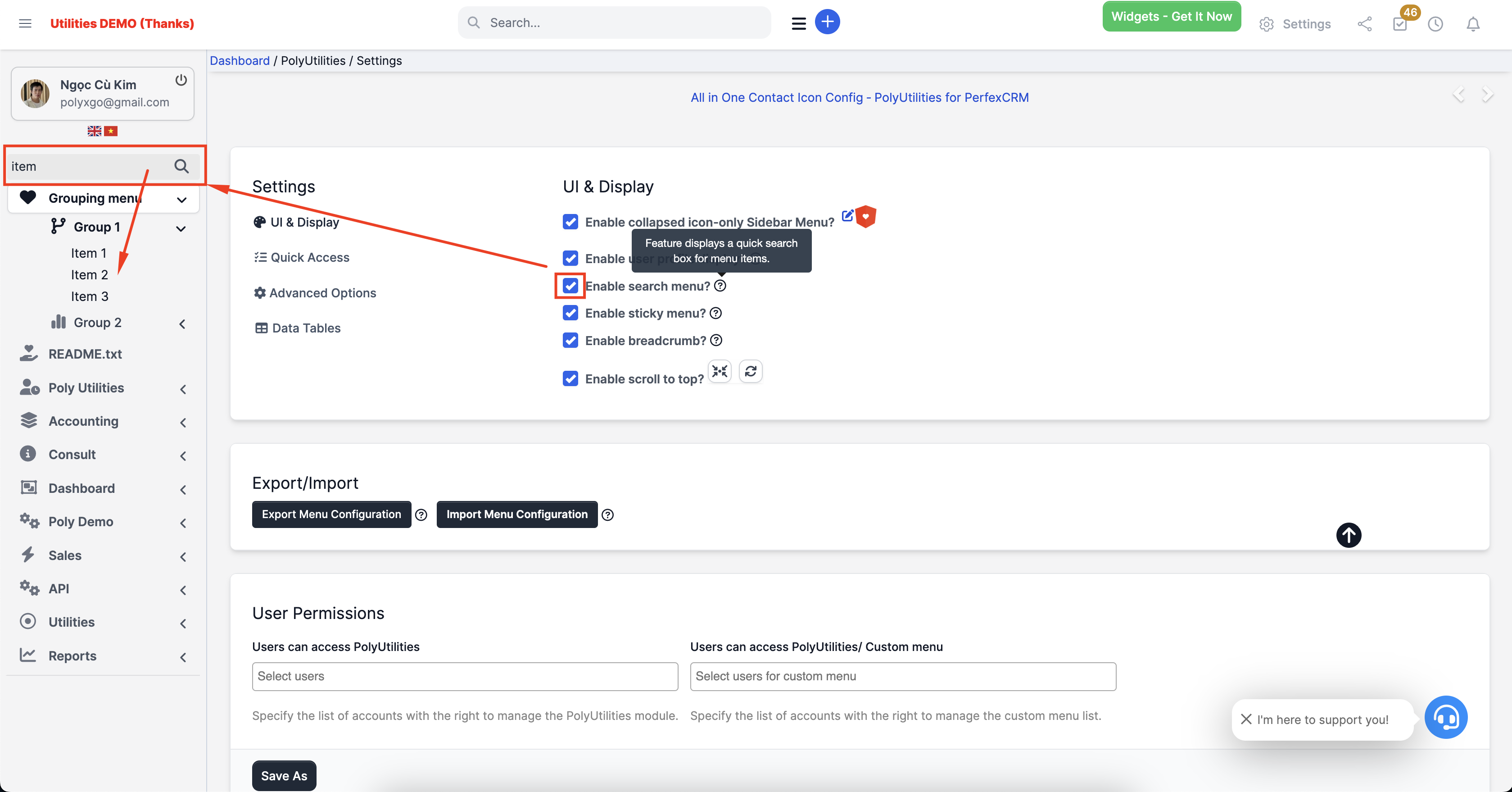 PolyUtilities for Perfex CRM - Ultimate UI/UX & Customization Toolkit