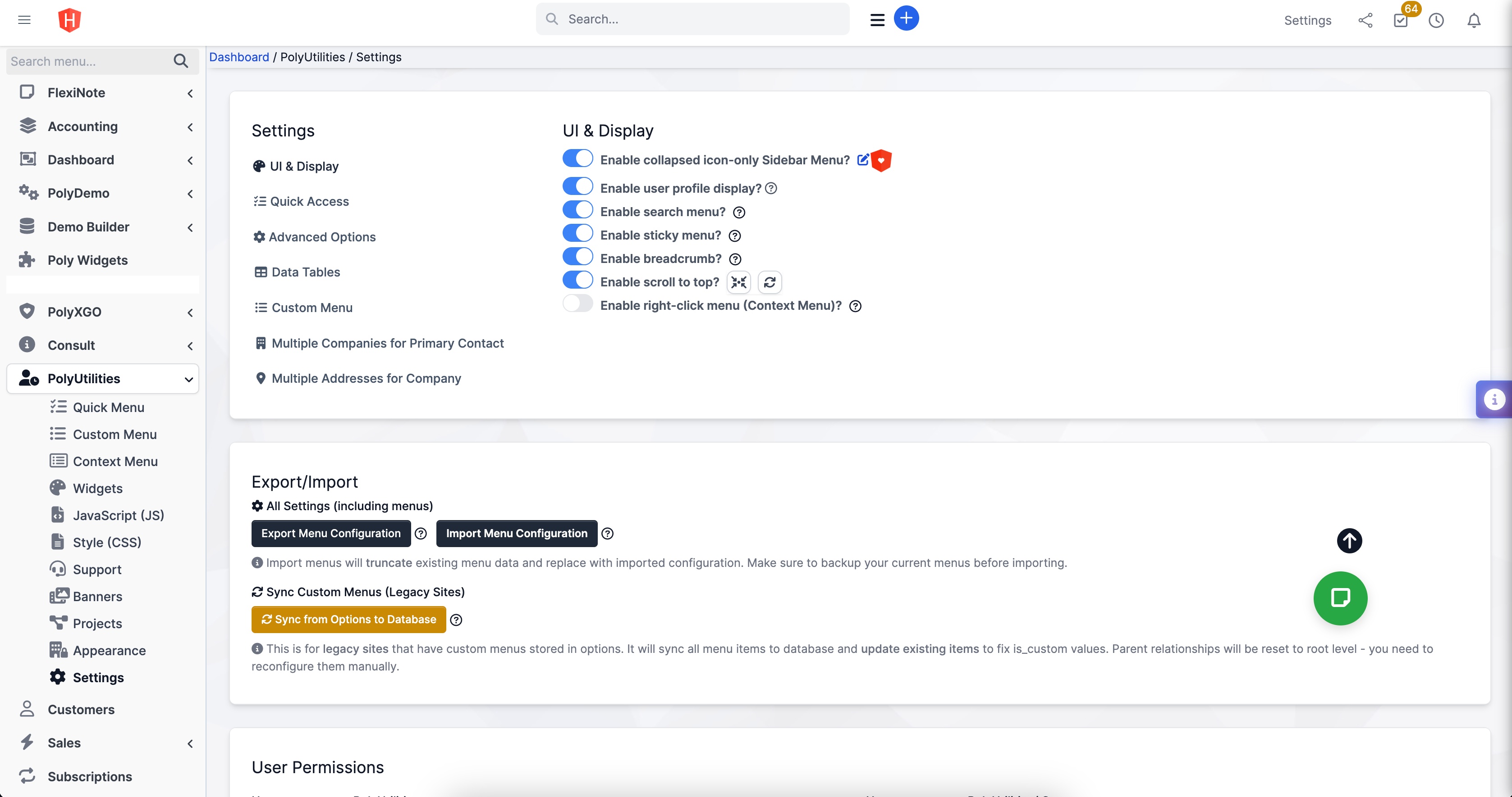 PolyUtilities for Perfex CRM - Ultimate UI/UX & Customization Toolkit