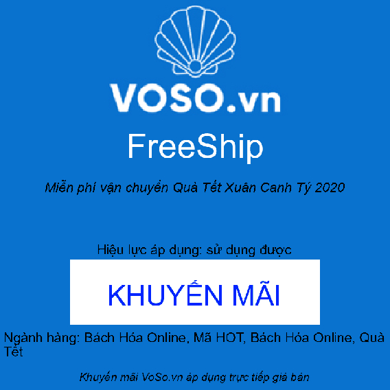 Miễn phí vận chuyển Quà Tết Xuân Canh Tý 2020